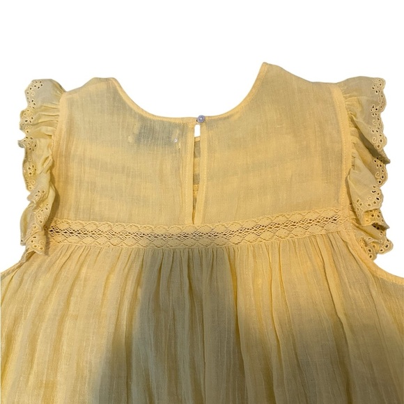 UO Willa Sleeveless Ruffle Babydoll Top Size Large - Picture 9 of 11